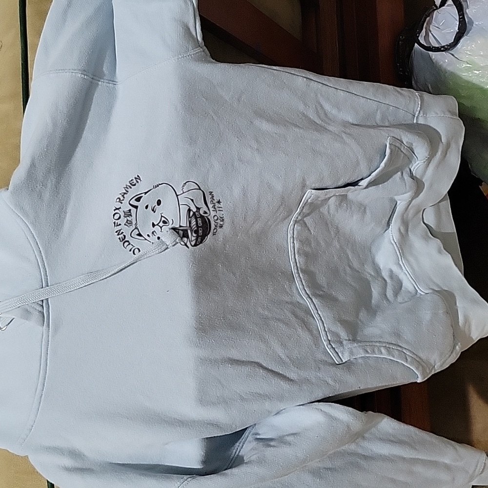 Light blue hoddie sweater